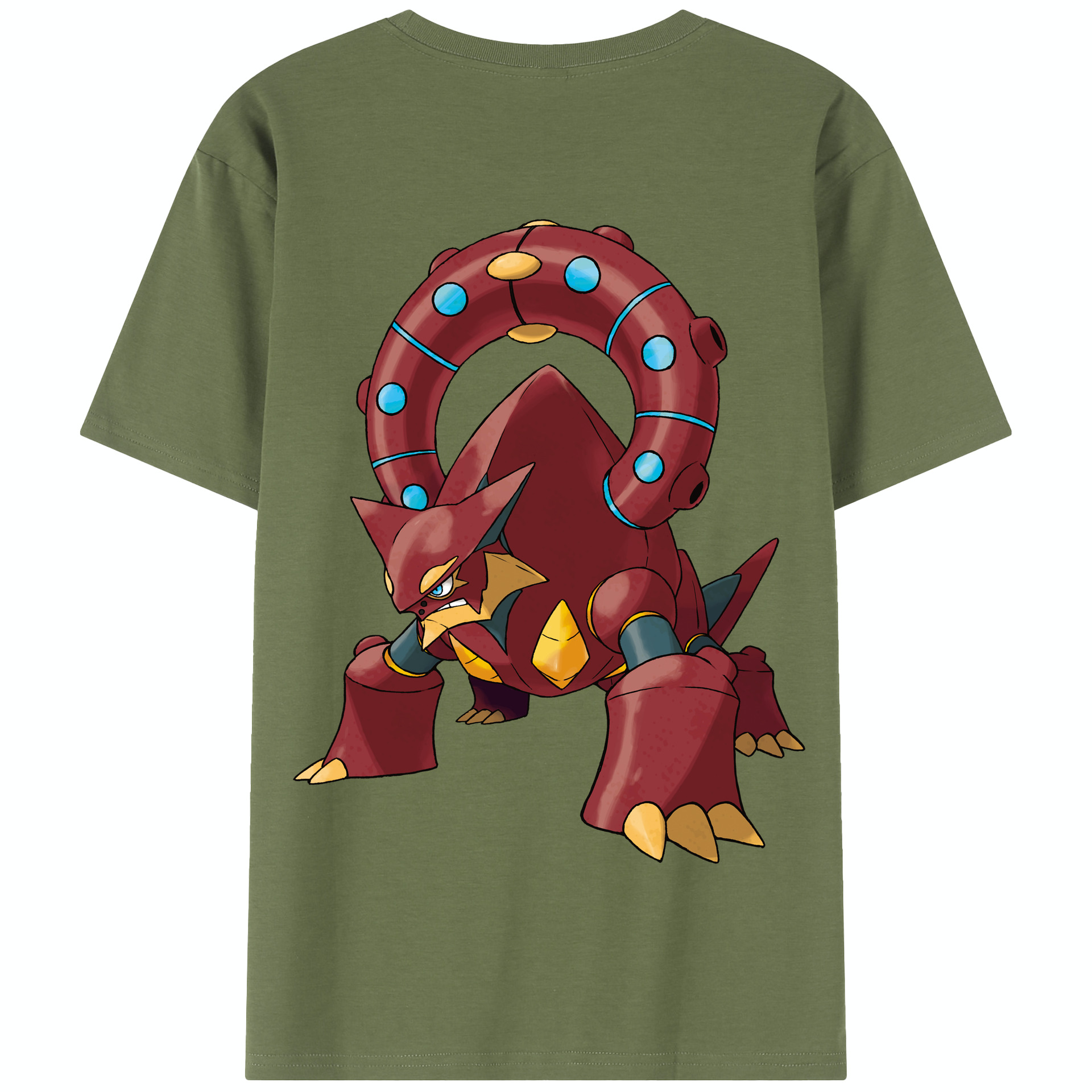 （画像用） ポケットモンスター Pokémon 綿100％半袖Tシャツ（背面プリント）
